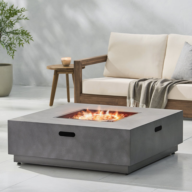 Fer carré PIT-50 000 BTU, Gris Pierre