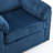33" Swivel Barrel Chair, Upholstered Armchair With Side Pockets-1236633040