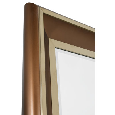 Sterling Mirror with Metal Accent