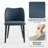  Kanalu 18.5"W Modern Dining Chair Set with Solid Wood Legs Set of 4-486585622-486585617