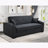 Convertible Modern Sofa with Convenient Pull Out Bed with Cup Holders,Pillows and Pockets-106633577