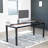 Vivo Black Electric Quad-Motor Height Adjustable 4-Leg Standing Desk Frame