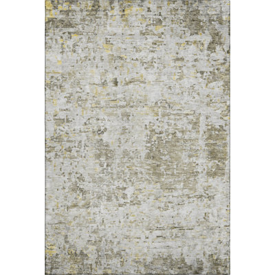 Premium Machine Washable Ducote AMF1128 Modern Rug