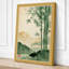 Bamboo and Distant Mountains Japandi - Wrapped Canvas-284451531-284451533
