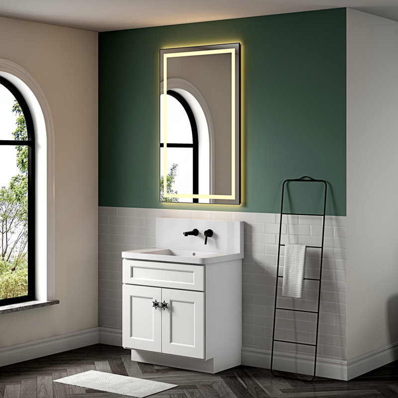 Bathroom  Led Mirror Is Multi-Functional And Each Function Is Controlled By A Smart Touch Button.