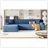 Modern Large L-Shape Modular Sectional Sofa For Living Room, Bedroom, Salon, 2 Piece Free Combination, Simplified Style-1839605106
