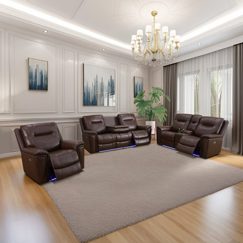 Ensemble de canapé inclinable Auburn