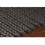 Tapis brun en laine tissé à la main Owen-25124059