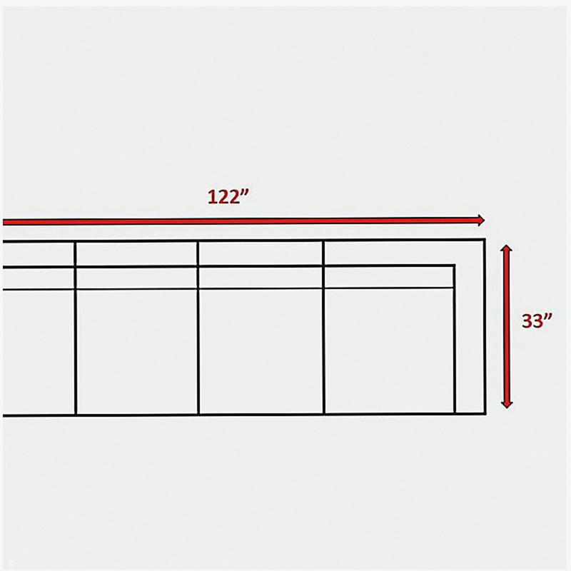 Ensemble de conversation modulaire en rotin 4 pièces avec coussins entièrement assemblé