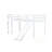 Twin Size Low Loft Bed with Slide, Ladder and Safety Guardrails-799108609