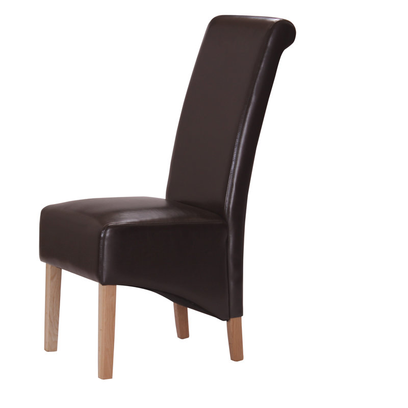 Joanie Upholstered Dining Chair, Brown