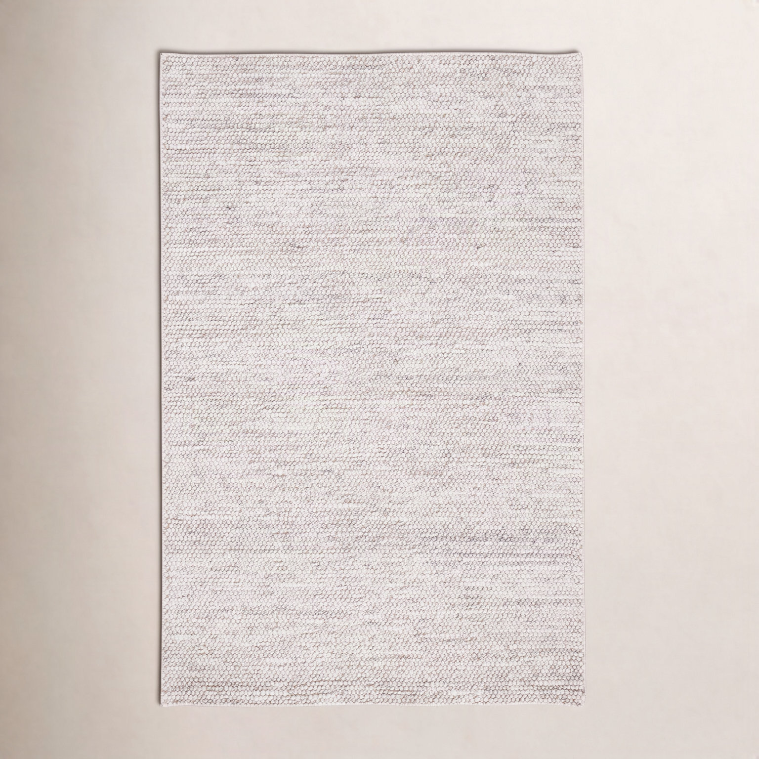 Danie Gray Ivory Hand-Woven Rug, Rectangle 5' x 8'