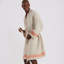 Daisetta Cotton Blend Gender Neutral Mid-Calf Bathrobe with Pockets-37878213-37878211