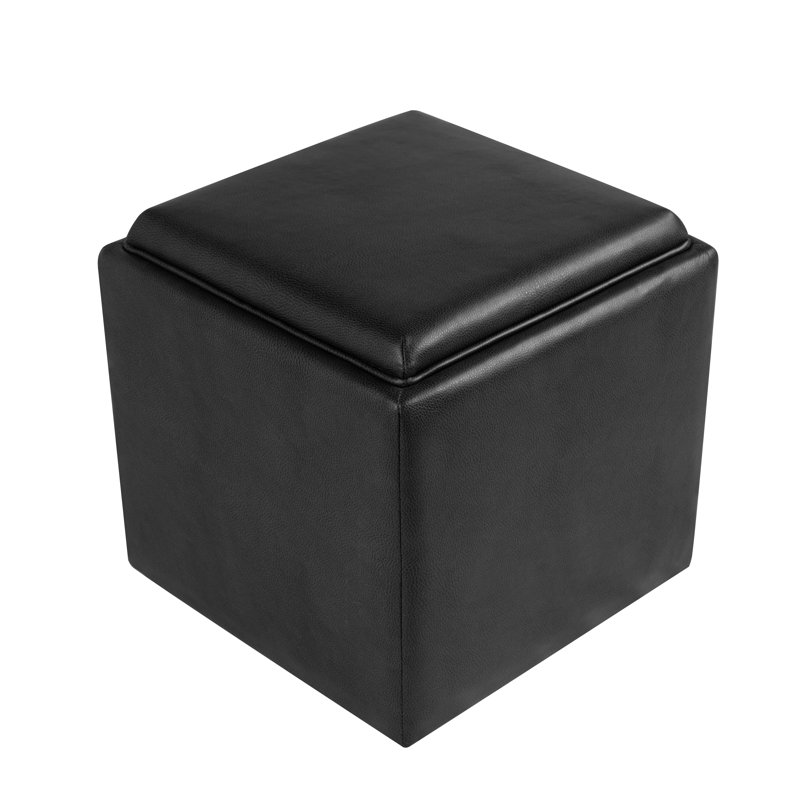 Black Faux Leather, Black