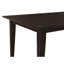 Cappuccino, 5 salles à manger, table rectangulaire de 59 pouces, chaises à dossier beige, déjeuner intime, salle cappuccino, beige, déjeuner décontracté
