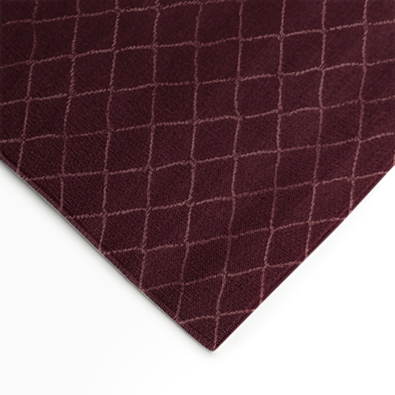 Tapis rouge intérieur et extérieur Trellis, Rectangulaire 3 pi x 5 pi