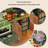48.43"Green solid wood vintage sideboard