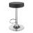 Black And Chrome Adjustable Hydraulic Bar Stool