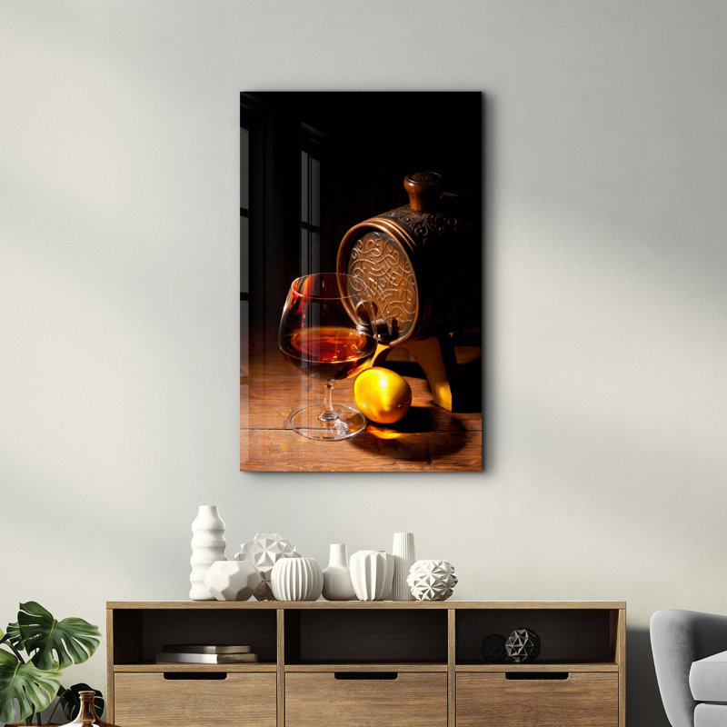 Peinture murale élégante en verre trempé 18,1 po x 28,3 po | 100% verre trempé, épaisseur: 0,16 pouce | Imprimé UV pour des couleurs éclatantes et une durabilité | Parfait pour la décoration intérieure et l'esthétique moderne