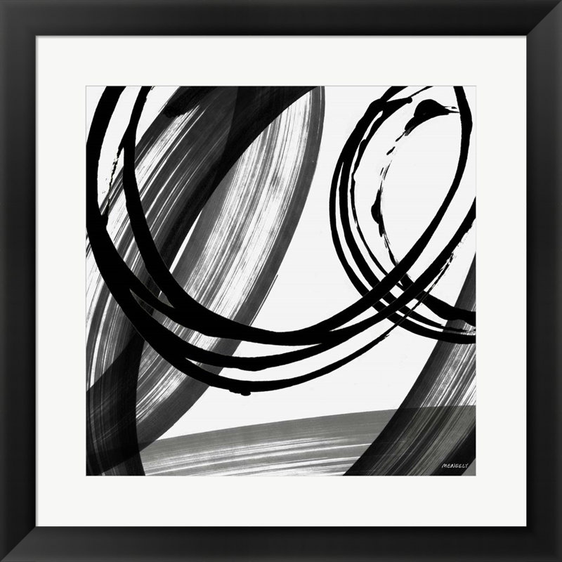 «Black and White Pop I» par Dan Meneely, art mural encadré