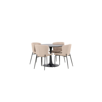 Yancey 4 - Person Dining Set