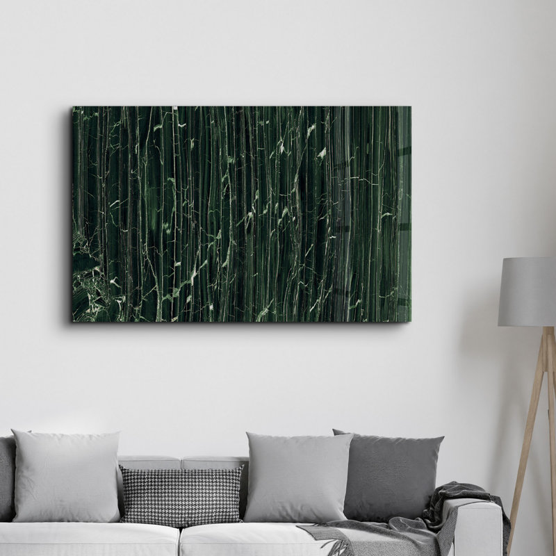 Élégante peinture murale en verre trempé de 13,8 po x 21,7 po | 100% verre trempé, épaisseur: 0,16 pouce | Imprimé UV pour des couleurs éclatantes | Parfait pour la décoration intérieure, le salon et les espaces de bureau