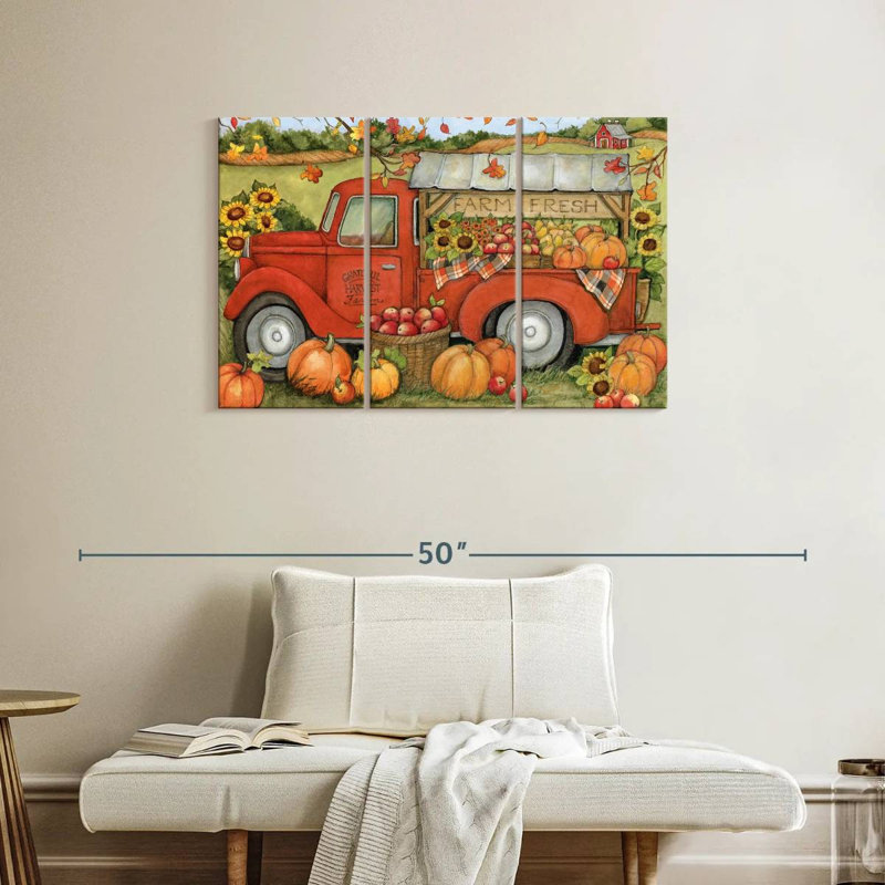 Camion orange Mehar Harvest II, H 24 po x l 38 po