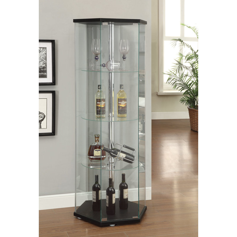 Armoire vitrée Randall, Noir