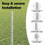 vidaXL Fence with Post Segment Outdoor Barrier Garden Terrace Divider Boundary-114618464