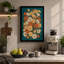 Teal Abundance Botanical 1 Piece Wrapped Canvas Wall Art-559603571-559603579