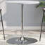 Ocie Round Wood Metal Outdoor Bar Table , cm W cm D-944053551-944053550