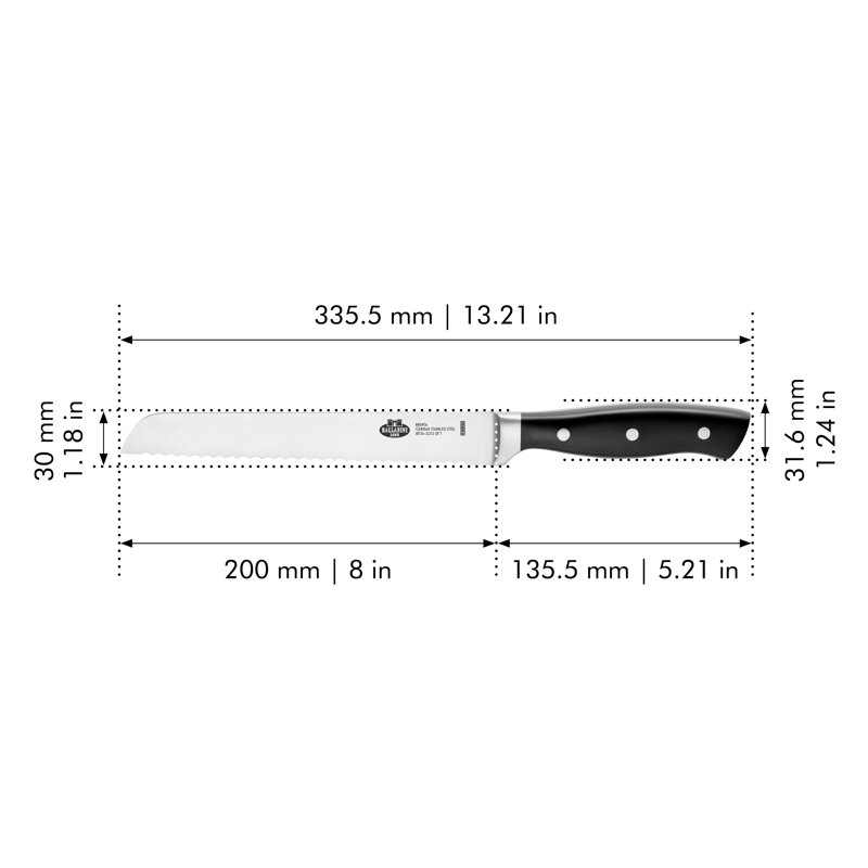 Ballarini Brenta 8-Inch Serrated Bread Knife