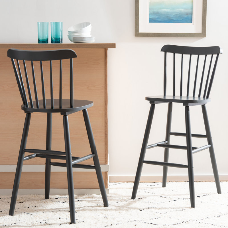 Tabouret Cerian, Tabouret de bar (siège d'une hauteur de 30 po), Gris