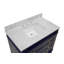 Meuble-lavabo simple 36 po avec armoire bleu royal et comptoir en marbre de Carrare Whitman-521133451-521133449
