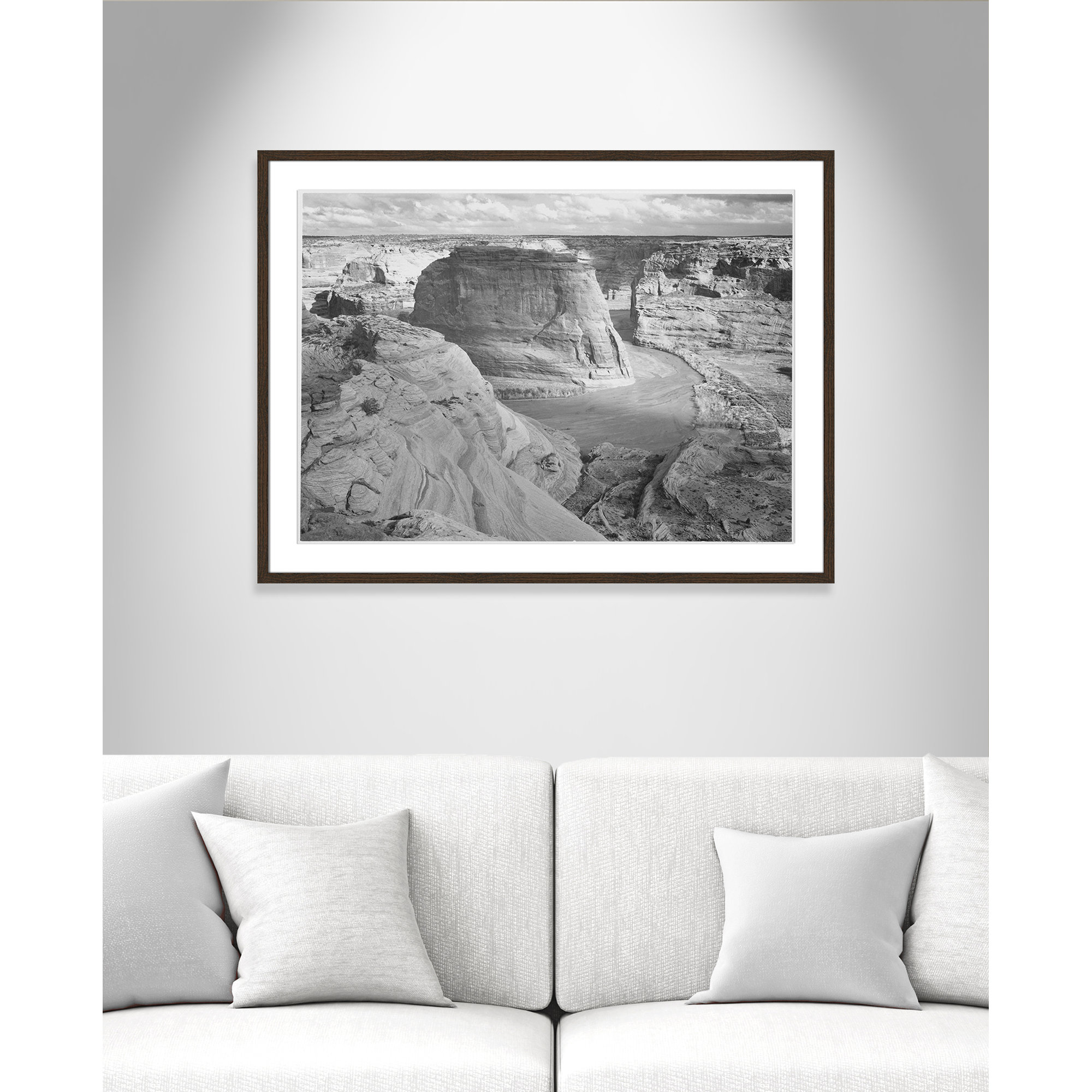 Canyon De Chelly Arizona 2 by Adams, 25.5" H x 35.5" W x 0.75" D, Walnut