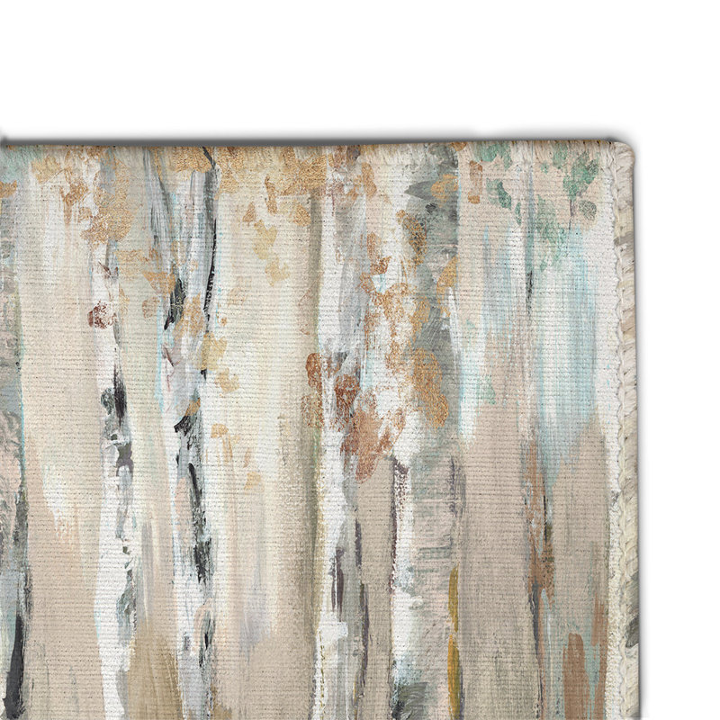 Wood At Dusk Chenille Indoor Rug, Rectangle 3' x 5'