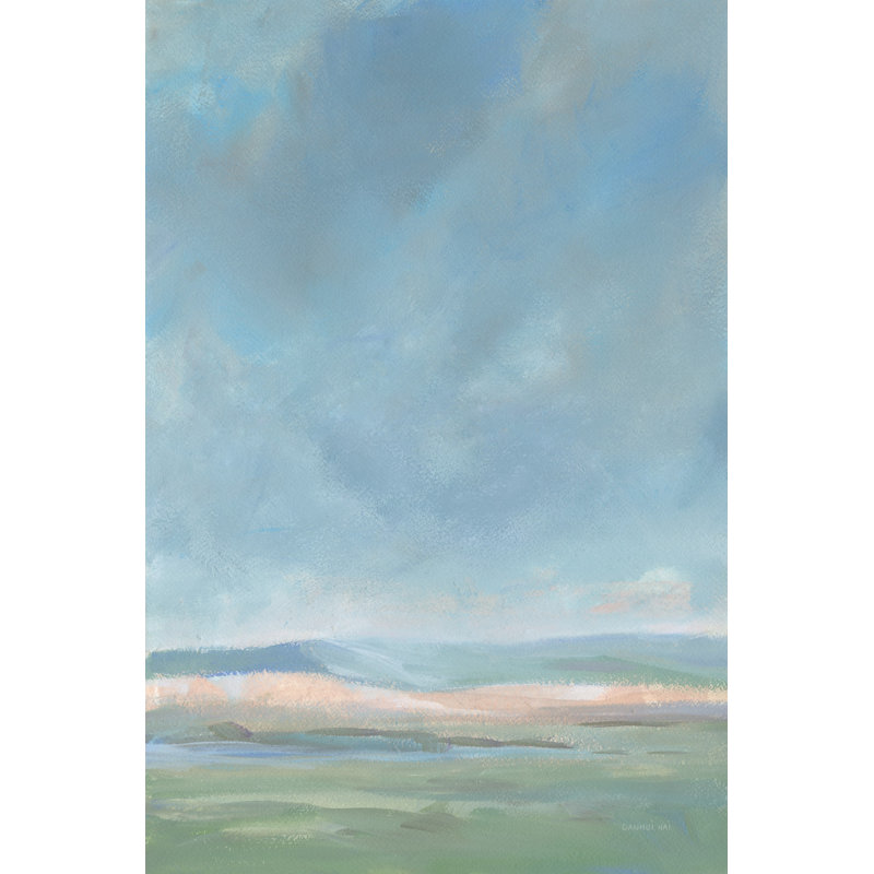 Faded Hills by Danhui Nai - Wrapped Canvas Painting, 30cm H x 46cm W x 3.8cm D