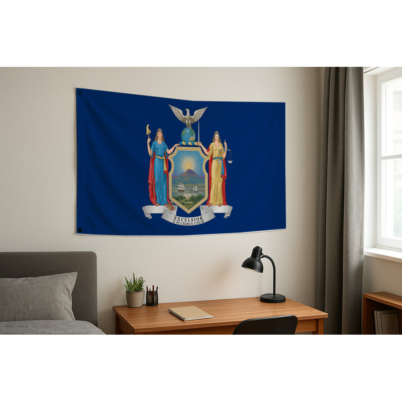 Drapeau de l'État de New York - Drapeau
