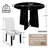 5-Piece Round Dining Table set-384861009-385400580-400858445