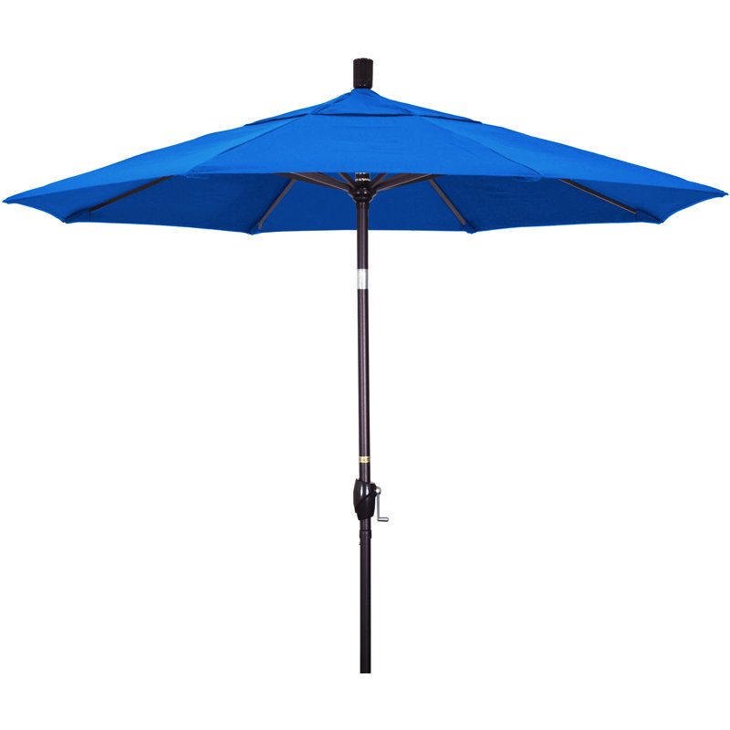 Parasol de marché 7,5', Bronze, Pacifique, Sapphire Performance Canvas