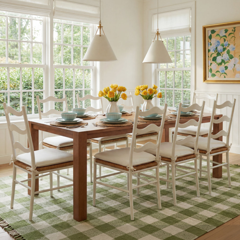 Rosalie 84" Extendable Oak Dining Table