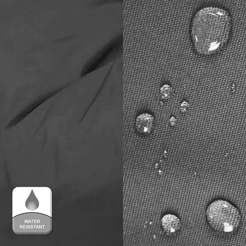 Athis Polyester Outdoor Friendly Refillable Bean Bag Chair, Black