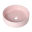 Lavabo vasque en céramique rose, lavabo vasque, 15,38 po 15,38 po 4,58 po, céramique, lavabo simple à conserver de la crasse, matériau 15,7 po x 15,7 po x 4,7 po, nettoyage facile-2040458102