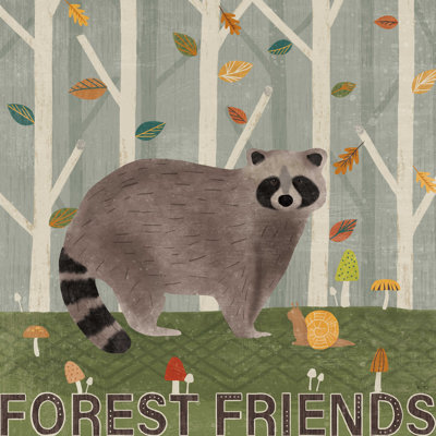 «Woodland Joy IV» par Véronique Charron, reproduction sur toile tendue