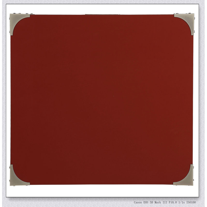 Table de bout rouge à 1 tiroir