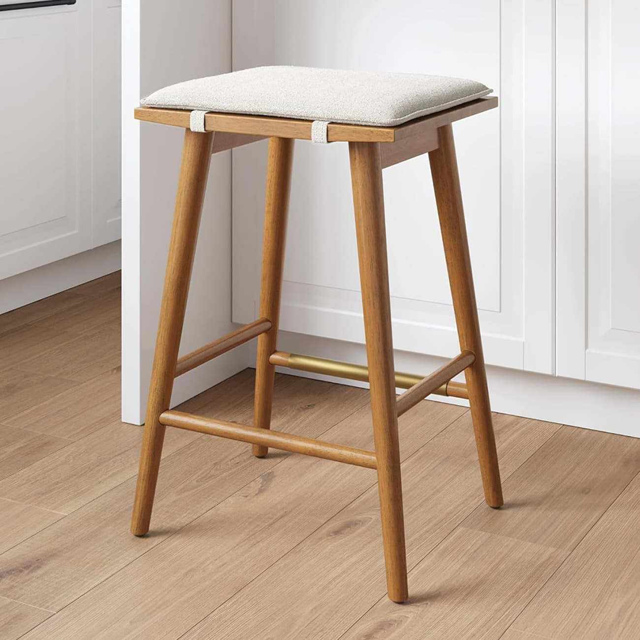 Corrigan Studio® Counter Stools, Padded, Backless Stools, Kitchen, Bar