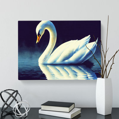 Swan Watercolour Vol.3 - Wrapped Canvas