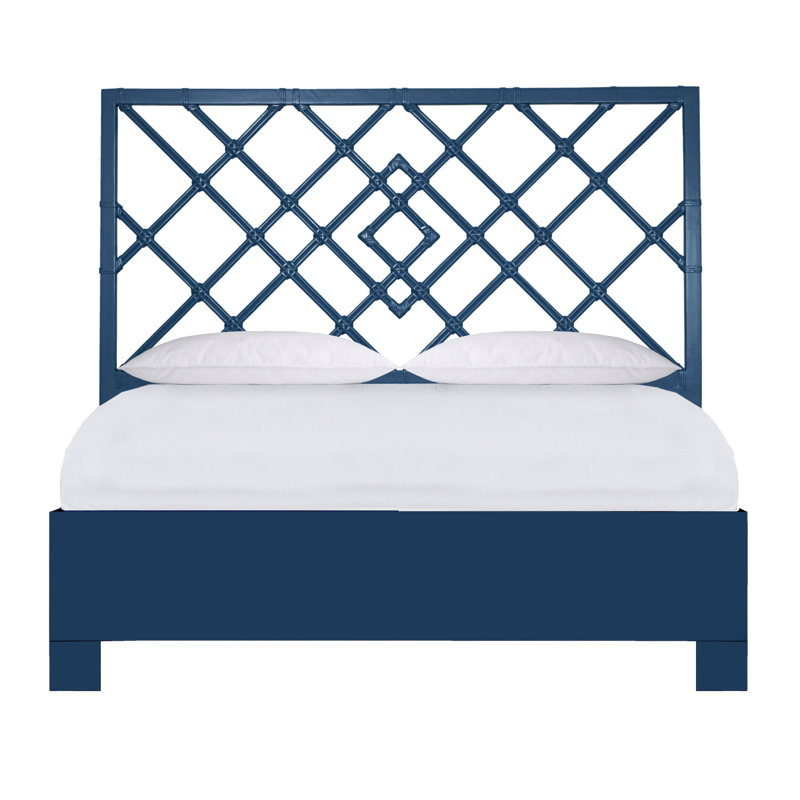 Lit standard Darien, Très grand, Bleu marine