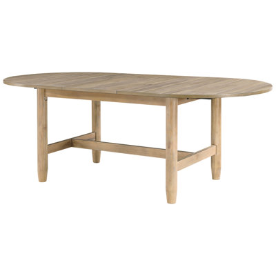 Table de salle à manger Classic Classic ovale pour 6 sièges, finition naturelle, glaçure électrique brossée, extension séparée par tirette et chute, 42 x 66 84 x 29,5 h avec rallonge, aspect bois, salle à manger design,