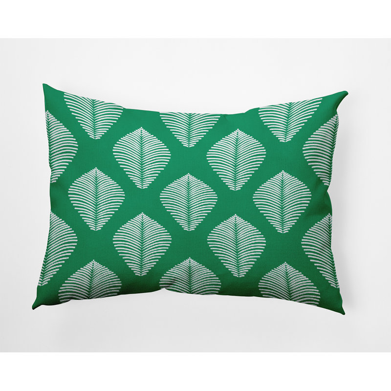 Coussin Upscale Getaway, Véritable menthe géométrique